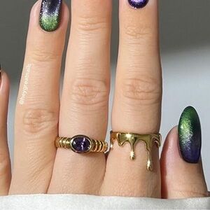 Gold plated Drip Ring